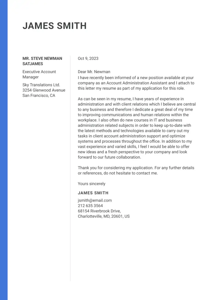 CV template Universal