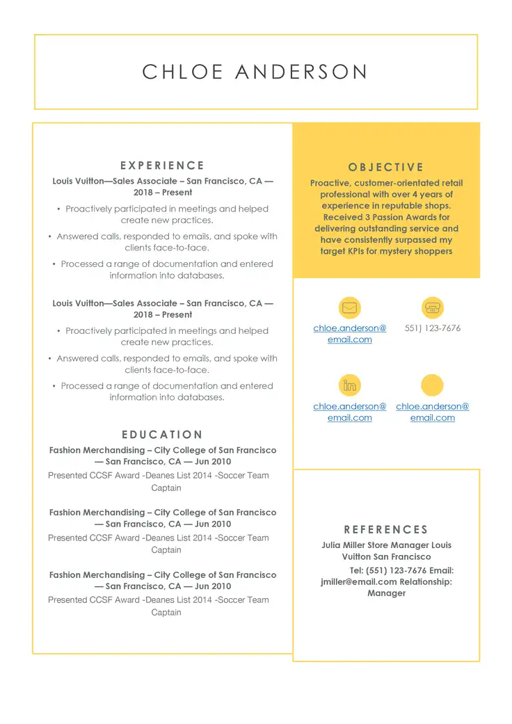 Professional Resume Templates - ResumeGiants